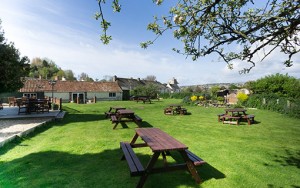 We have a wonderful landscaped Beer Garden
