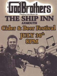Ship-Inn-Axmouth-Beer-Cider-Festival-Godbrothers-july-2016